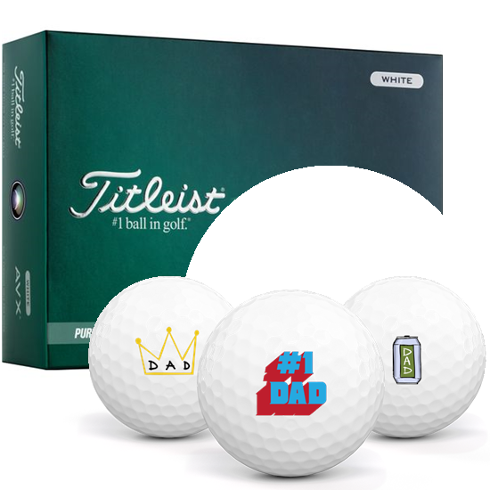 Titleist AVX Dad Pack 1 Icon Golf Balls - 2026 Model