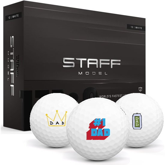 Wilson Staff Model Dad Pack 1 Icon Golf Balls