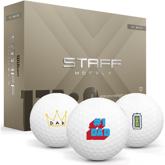 Wilson Staff Model X Dad Pack 1 Icon Golf Balls