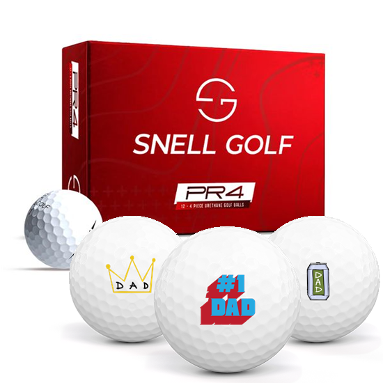 Snell Golf PR4 Dad Pack 1 Icon Golf Balls - 2026 Model