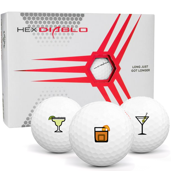 Callaway Golf  HEX Diablo Drinks Pack 1 Icon Golf Balls
