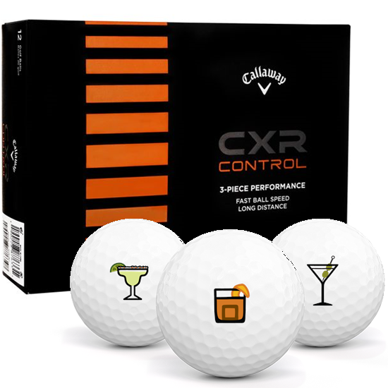 Callaway Golf CXR Control Drinks Pack 1 Icon Golf Balls