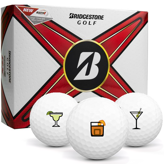 Bridgestone 2024 Tour B RX Drinks Pack 1 Icon Golf Balls