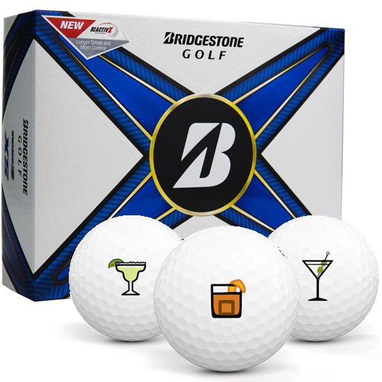 Bridgestone 2024 Tour B XS Drinks Pack 1 Icon Golf Balls