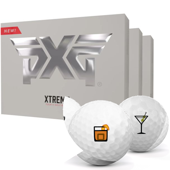 PXG Xtreme Tour X Drinks Pack 1 Icon Golf Balls - 3 Dozen Pack