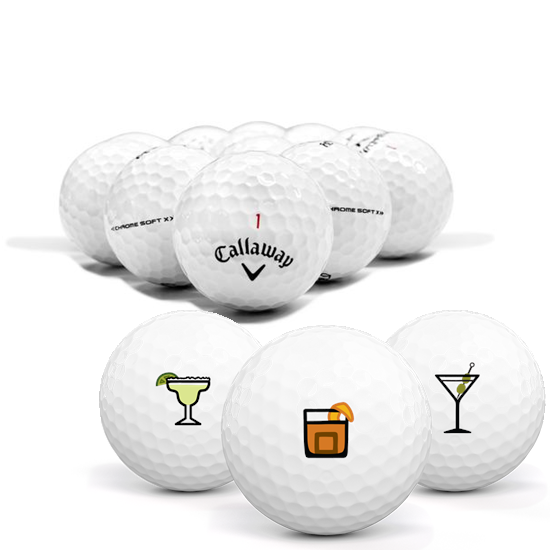 Callaway Golf Prior Model Chrome Soft X Bulk Drinks Pack 1 Icon Golf Balls
