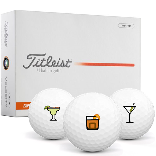 Titleist Velocity Drinks Pack 1 Icon Golf Balls - 2026 Model