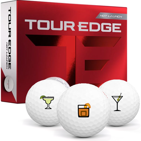 Tour Edge Hot Launch Drinks Pack 1 Icon Golf Ball