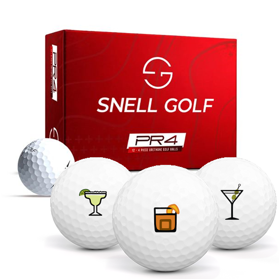 Snell Golf PR4 Drinks Pack 1 Icon Golf Balls - 2026 Model
