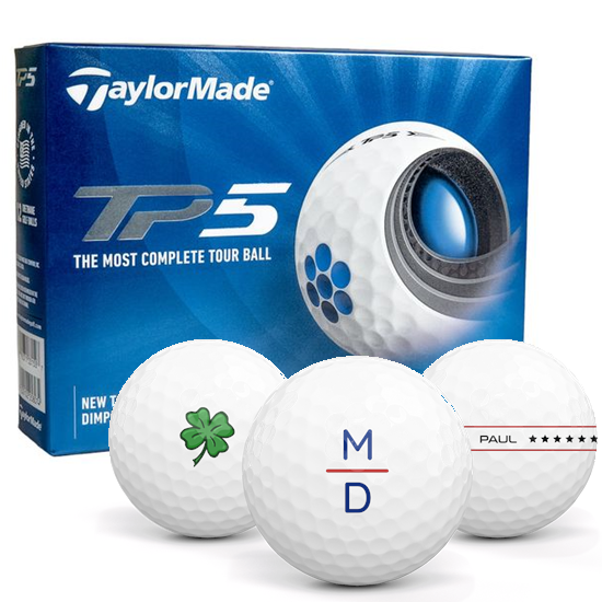 TaylorMade 2021 TP5 Monogram Golf Balls