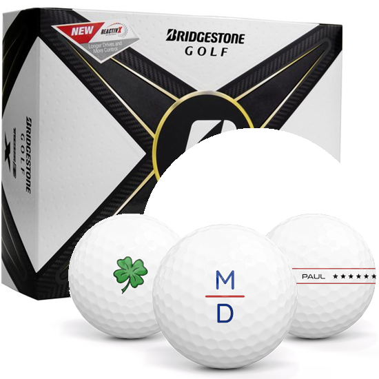 Bridgestone 2024 Tour B X Monogram Golf Balls