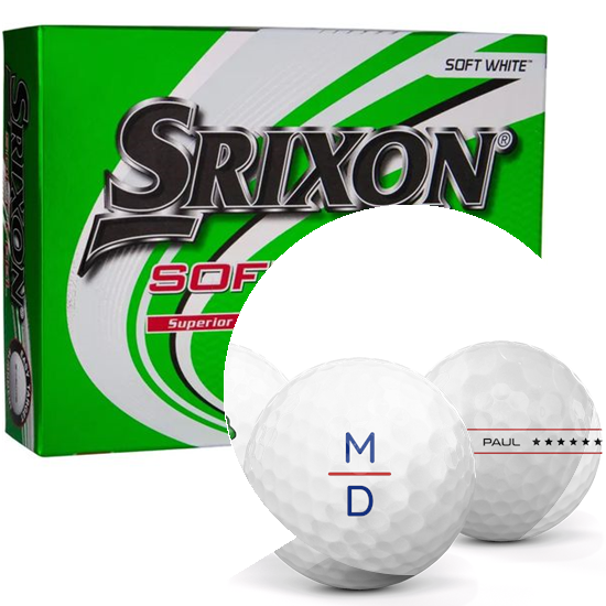 Srixon Soft Feel 12 Monogram Golf Balls