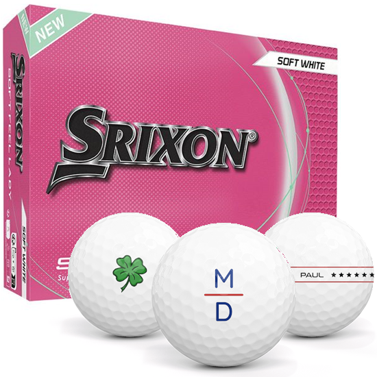 Srixon Soft Feel Lady 9 Monogram Golf Balls
