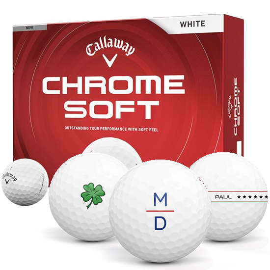 Callaway Golf Chrome Soft Monogram Golf Balls - 2026 Model