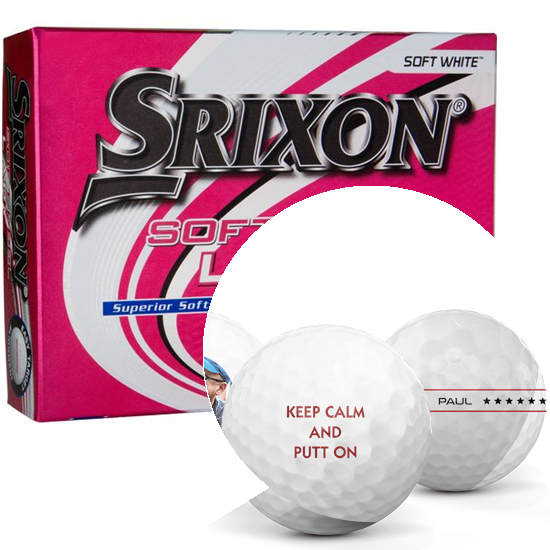 Srixon Soft Feel Lady 7 Personalized Golf Balls