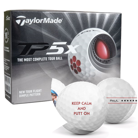 TaylorMade 2021 TP5x Personalized Golf Balls