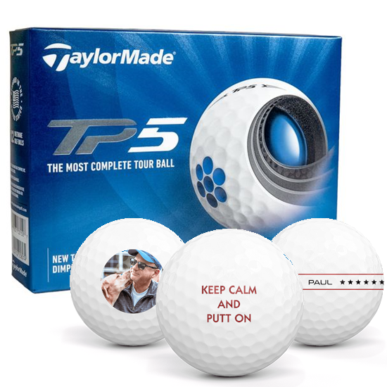 TaylorMade 2021 TP5 Personalized Golf Balls