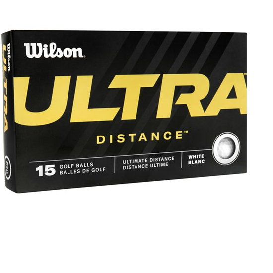 Wilson Ultra Distance Personalized Golf Balls - 15 Pack White