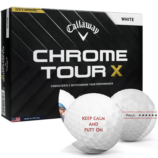 Callaway Golf 2024 Chrome Tour X Personalized Golf Balls