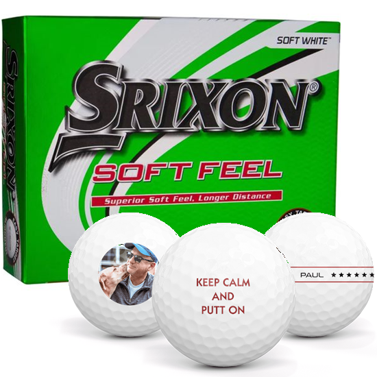 Srixon Soft Feel 12 Personalized Golf Balls