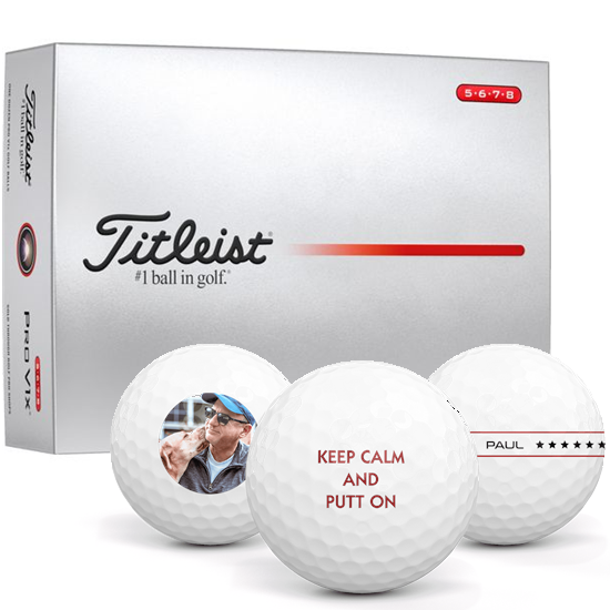 Titleist Pro V1x High Number Personalized Golf Balls