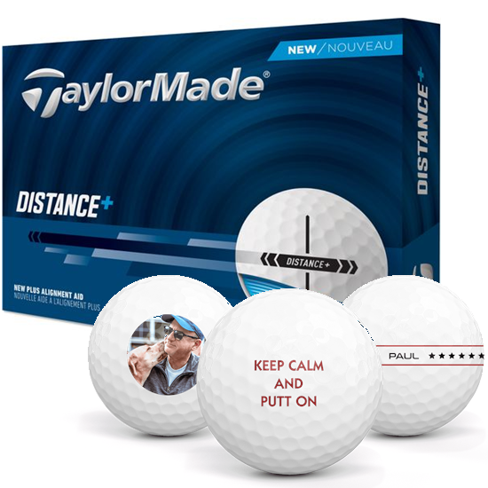 TaylorMade Distance+ Personalized Golf Balls