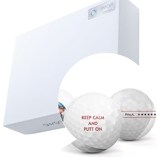 SNYDER Golf Soft Plus Personalized Golf Balls