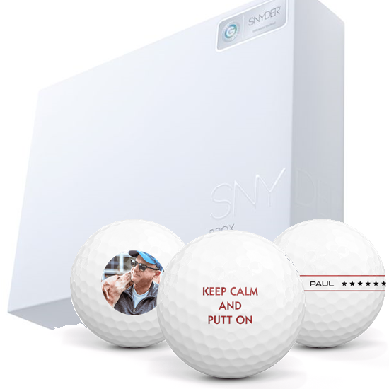 SNYDER Golf Pro X Personalized Golf Balls - 2025 Model