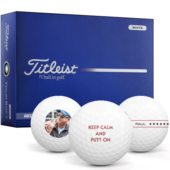 Titleist Tour Soft Personalized Golf Balls - 2026 Model