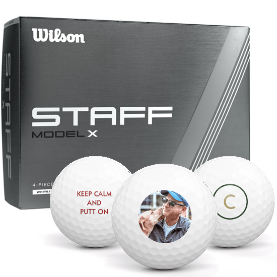 Wilson Staff Model X Photo Golf Balls - 2024 Model