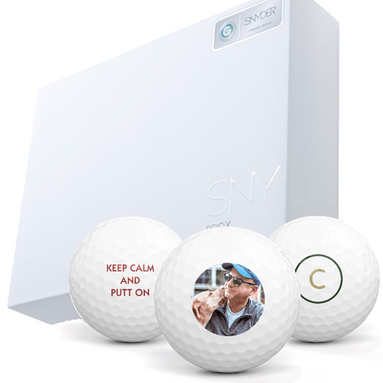 SNYDER Golf Pro X Photo Golf Balls - 2025 Model