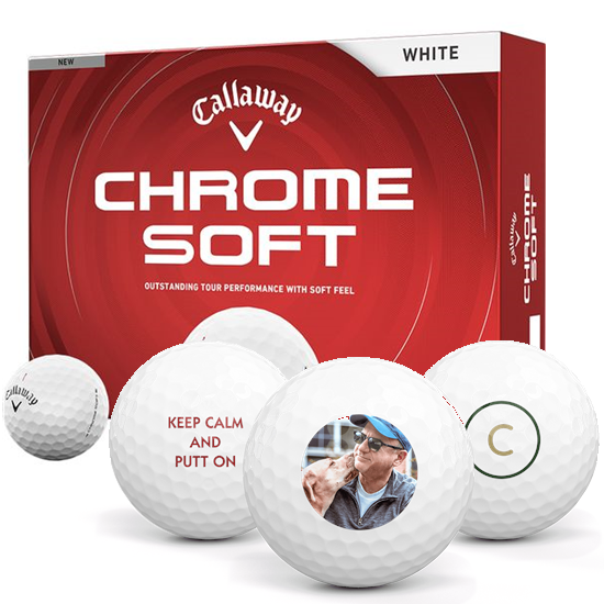 Callaway Golf Chrome Soft Photo Golf Balls - 2026 Model
