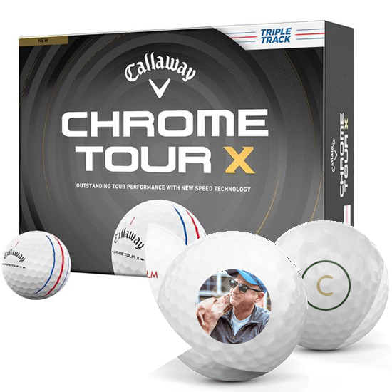 Callaway Golf Chrome Tour X Triple Track Photo Golf Balls - 2026 Model