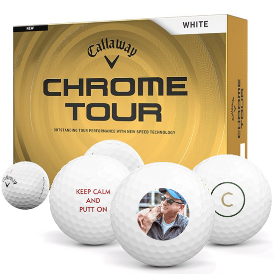 Callaway Golf Chrome Tour Photo Golf Balls - 2026 Model
