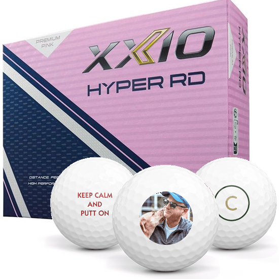 XXIO Hyper RD Premium Pink Photo Golf Balls