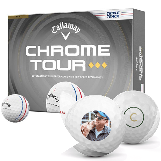 Callaway Golf Chrome Tour Triple Diamond Triple Track Photo Golf Balls - 2026 Model