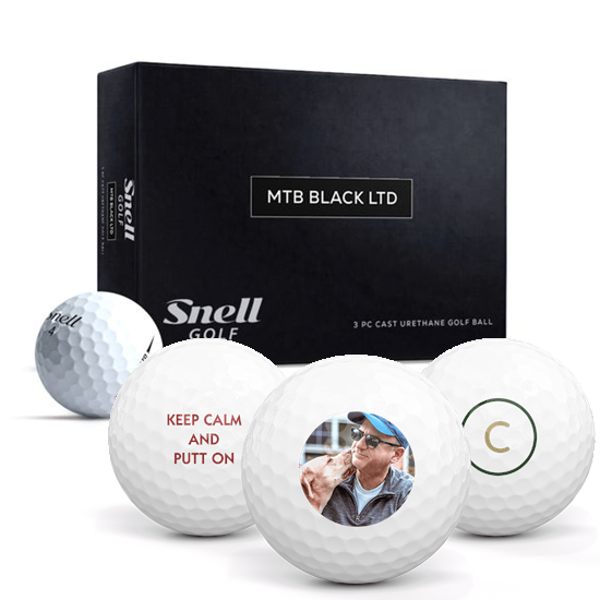 Snell Golf Snell Golf MTB Black LTD Photo Golf Balls - $48.99 at Golfballs.com