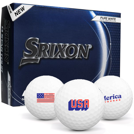 Srixon Q-Star Tour 5 USA Pack 1 Icon Golf Balls