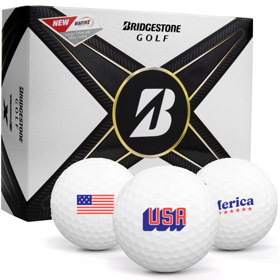 Bridgestone 2024 Tour B X USA Pack 1 Icon Golf Balls