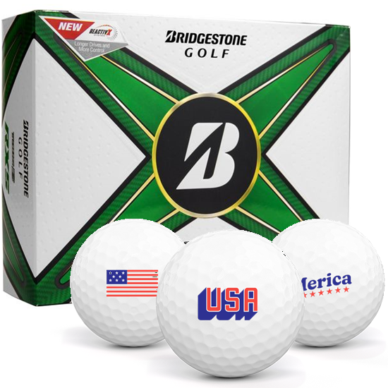 Bridgestone 2024 Tour B RXS USA Pack 1 Icon Golf Balls