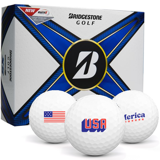 Bridgestone 2024 Tour B XS USA Pack 1 Icon Golf Balls