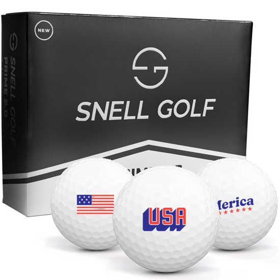 Snell Golf Prime 2.0 USA Pack 1 Icon Golf Balls