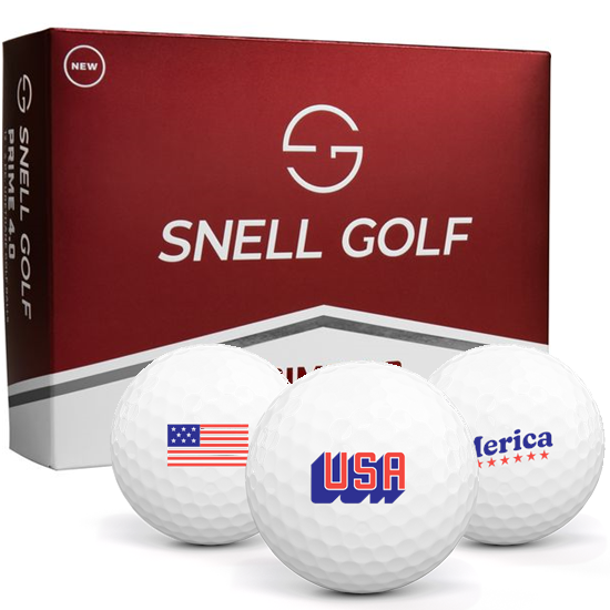 Snell Golf Prime 4.0 USA Pack 1 Icon Golf Balls