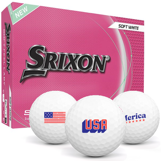 Srixon Soft Feel Lady 9 USA Pack 1 Icon Golf Balls