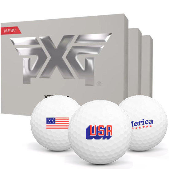 PXG Xtreme Tour X USA Pack 1 Icon Golf Balls - 3 Dozen Pack