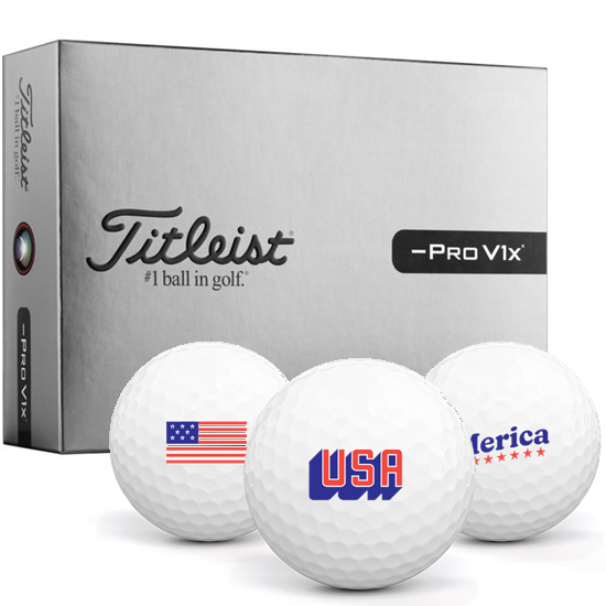 Titleist Pro V1x Left Dash USA Pack 1 Icon Golf Balls - 2026 Model