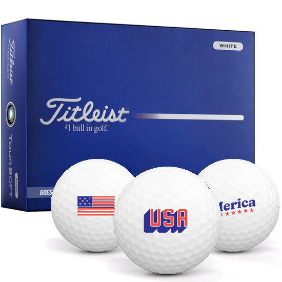 Titleist Tour Soft USA Pack 1 Icon Golf Balls - 2026 Model