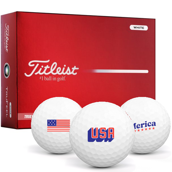 Titleist TruFeel USA Pack 1 Icon Golf Balls - 2026 Model