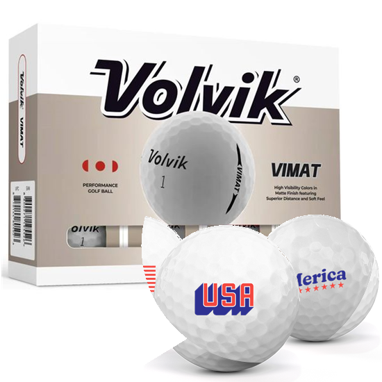 Volvik Vimat USA Pack 1 Icon Golf Balls - 2026 Model
