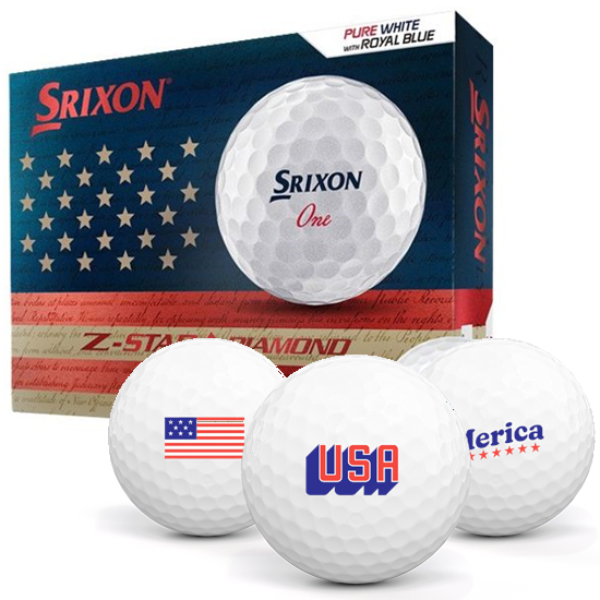 Srixon Z-Star Diamond 3 USA Limited Edition USA Pack 1 Icon Golf Balls